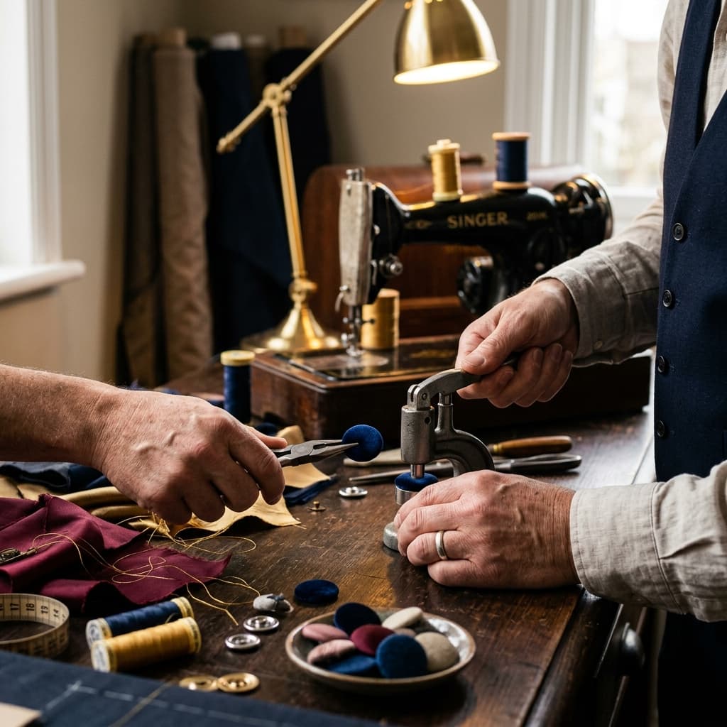 Fabric Button Making